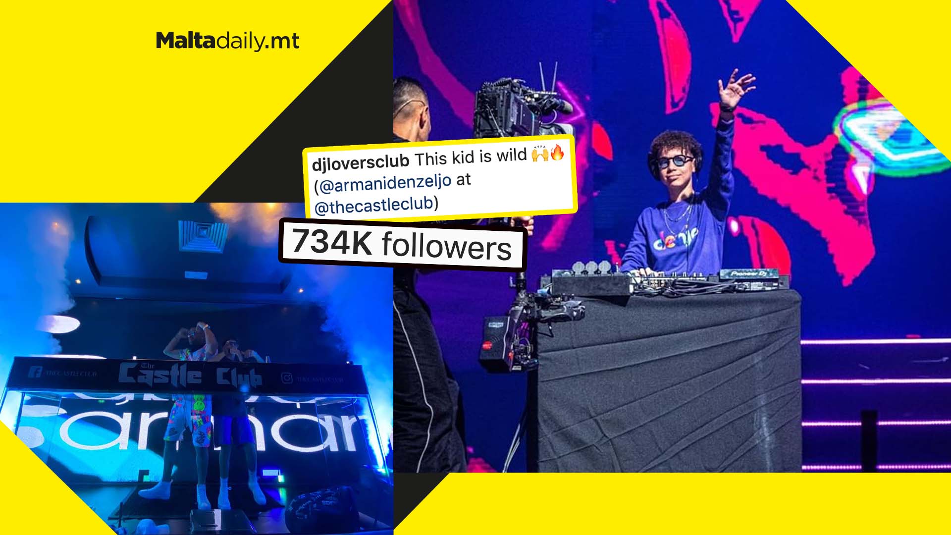 15-year-old Denzel Jo Armani featured on popular platform after DJing in Ayia Napa