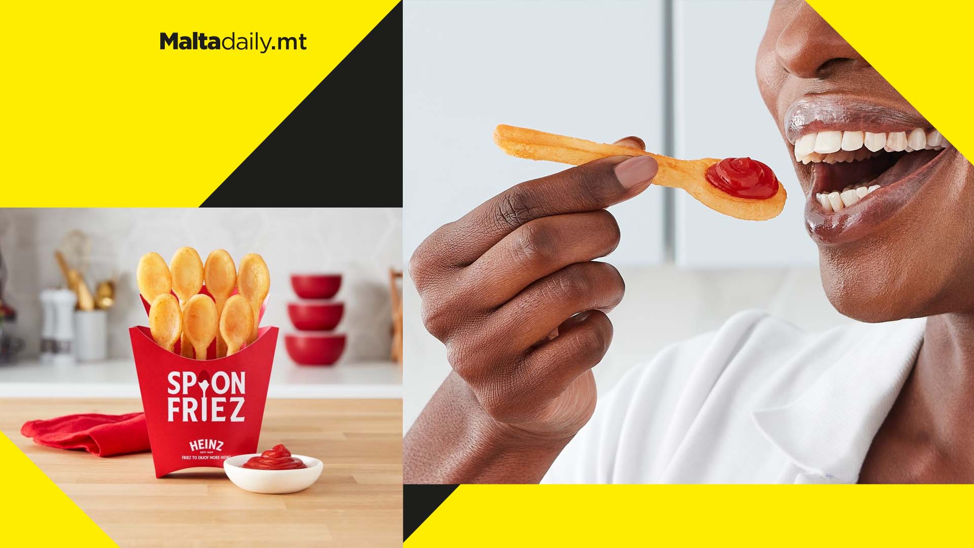 Heinz introduce “Spoon Friez” to ensure the perfect fry-to-ketchup ratio