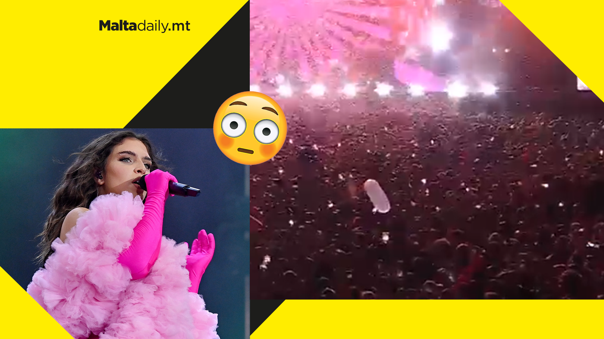 Inflated condom balloon appears in Isle of MTV crowd