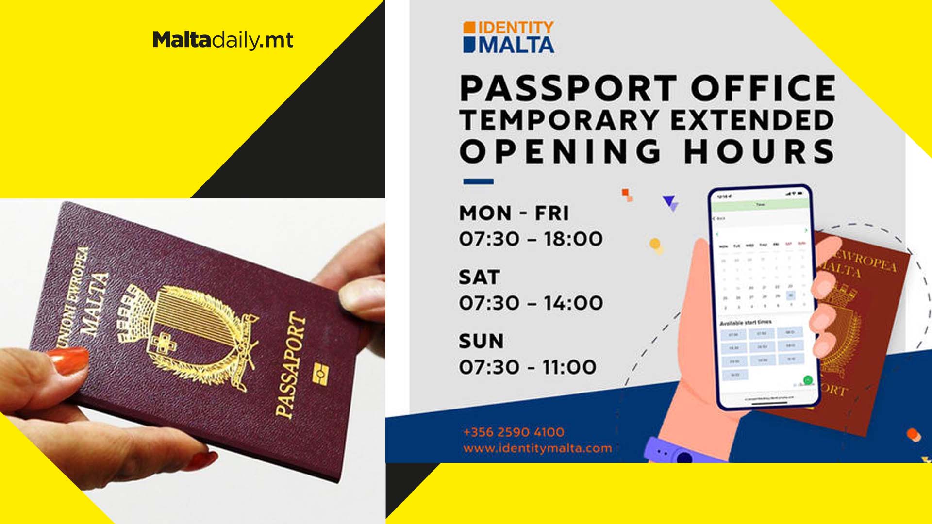 Passport office introduces longer opening hours