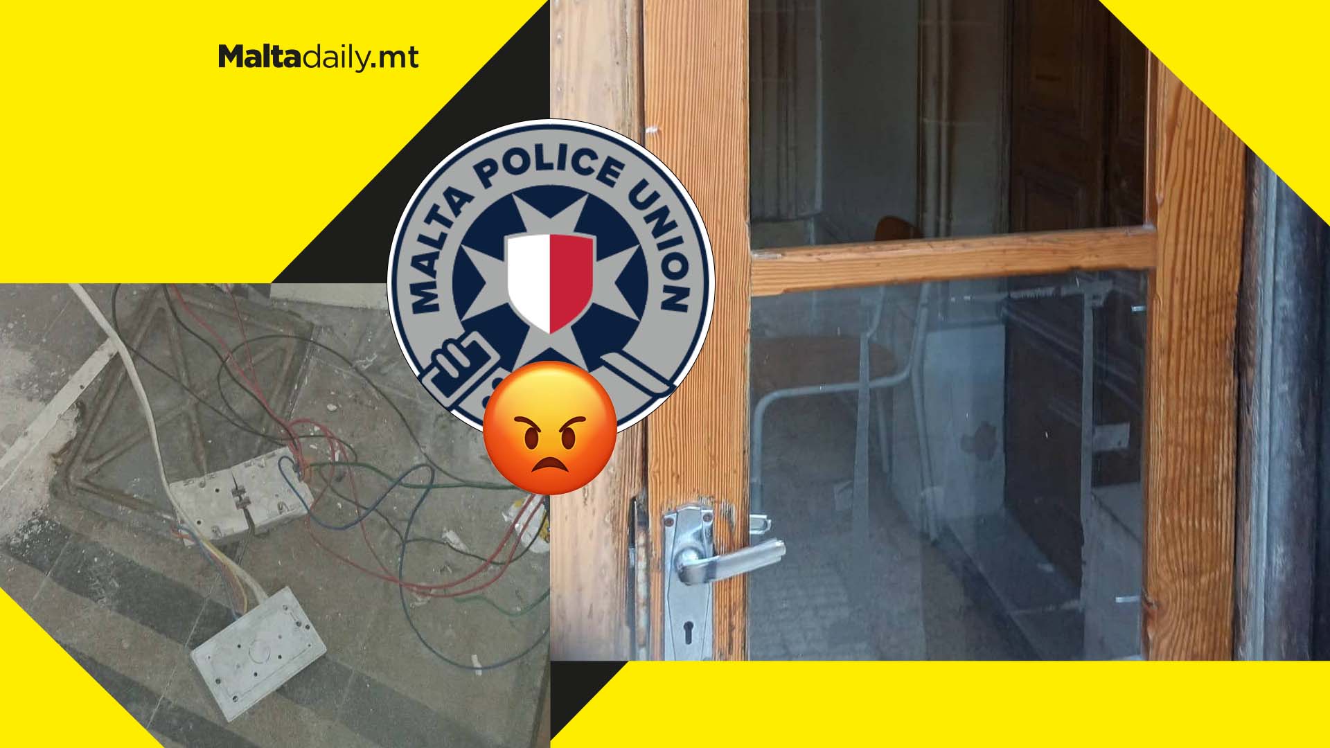 Union shares images of ‘substandard’ St Julian’s police station