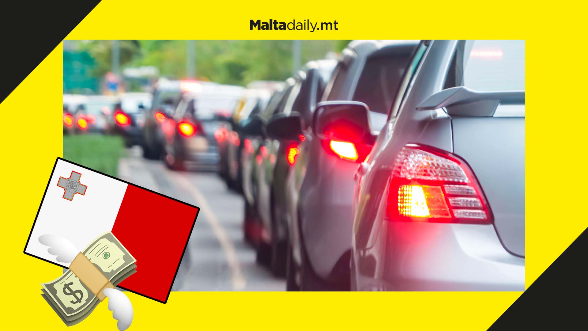 Traffic pollution and jams costing Malta €400 million per year