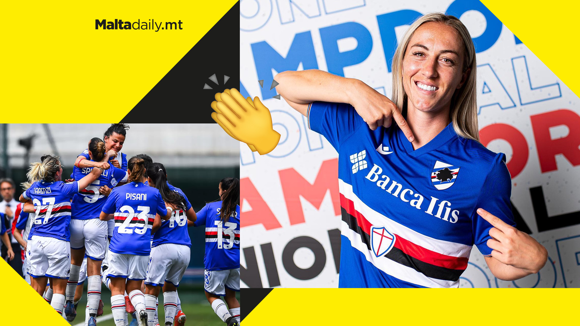 Maltese footballer Rachel Cuschieri joins Italian Serie A side Sampdoria
