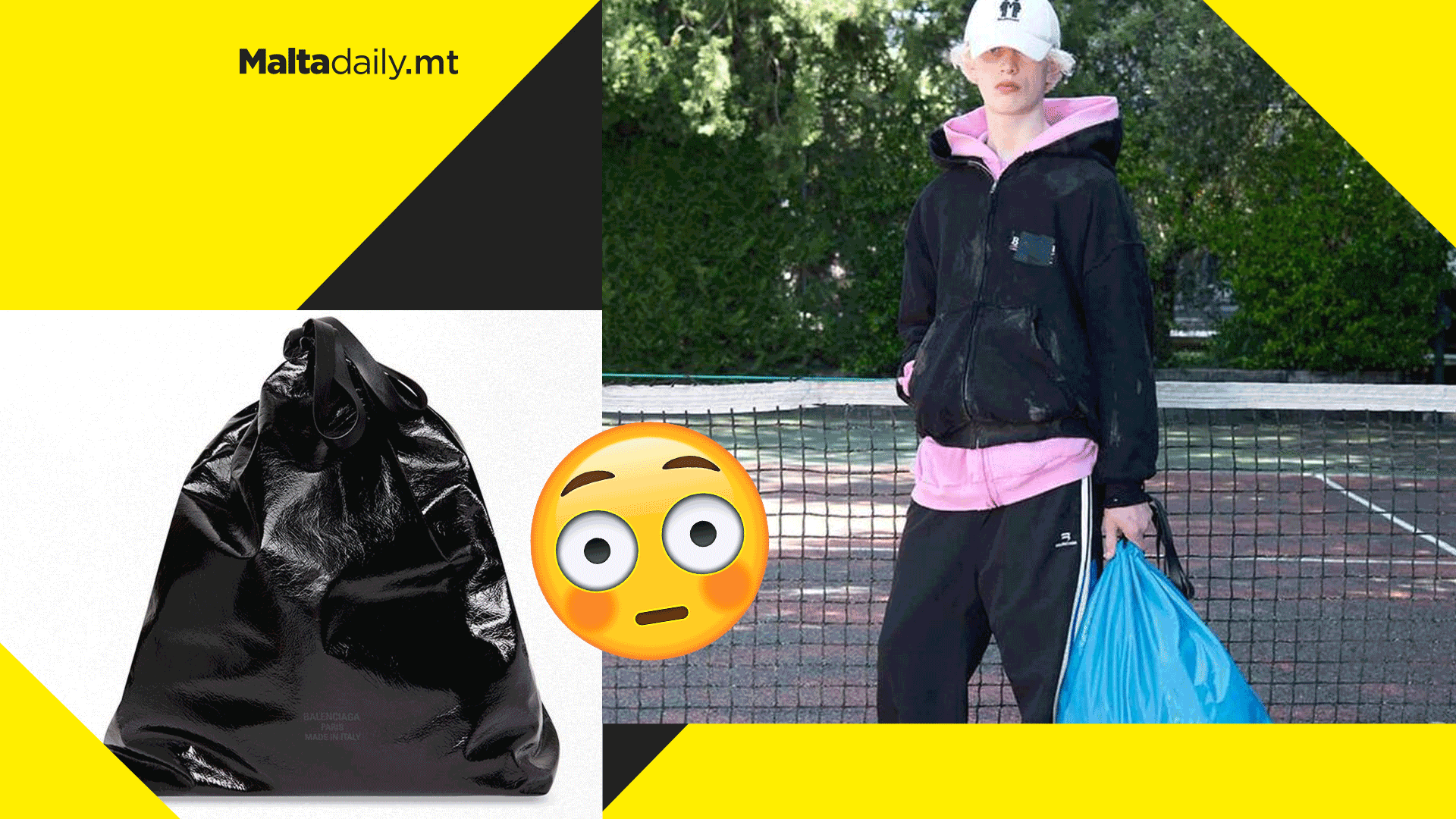 Balenciaga releases 'most expensive trash bag in the world' for nearly  €1,750