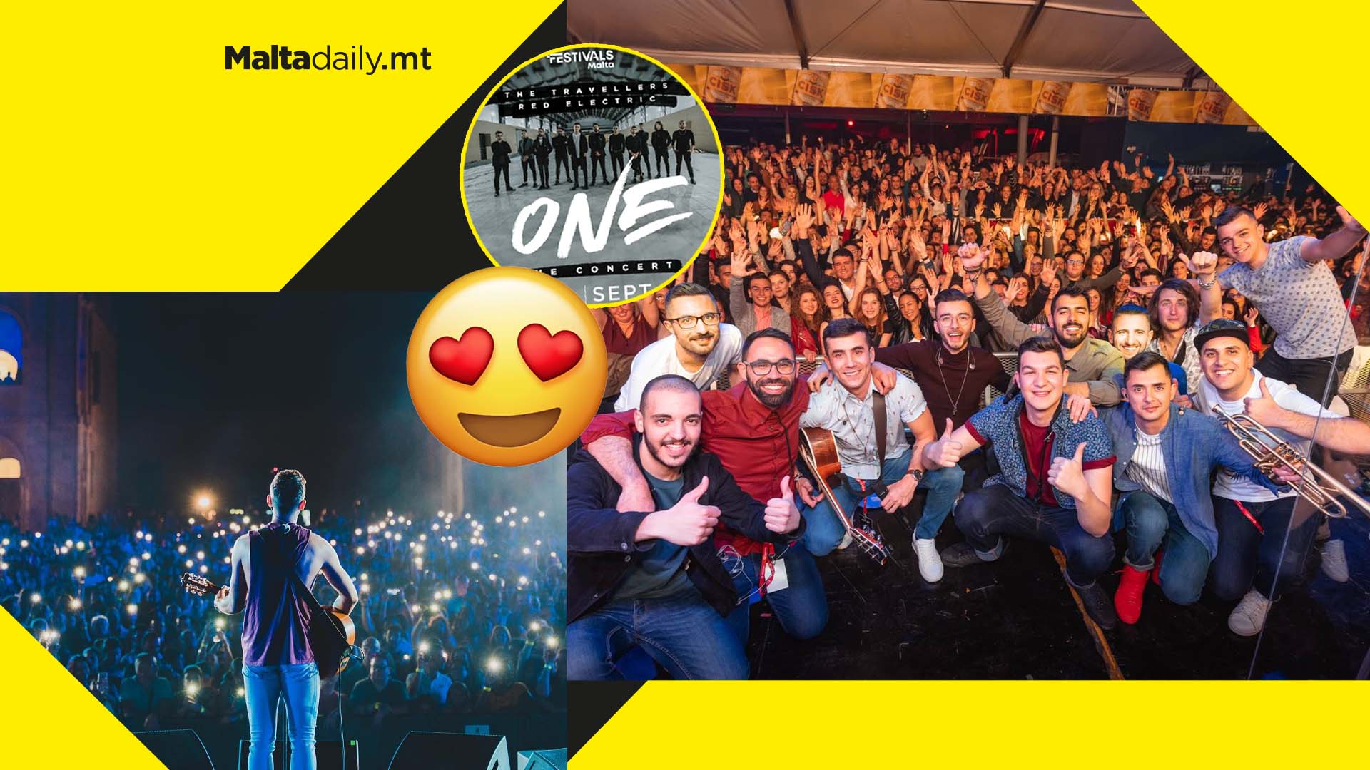 Two of Malta's biggest bands uniting for ONE extraordinary concert