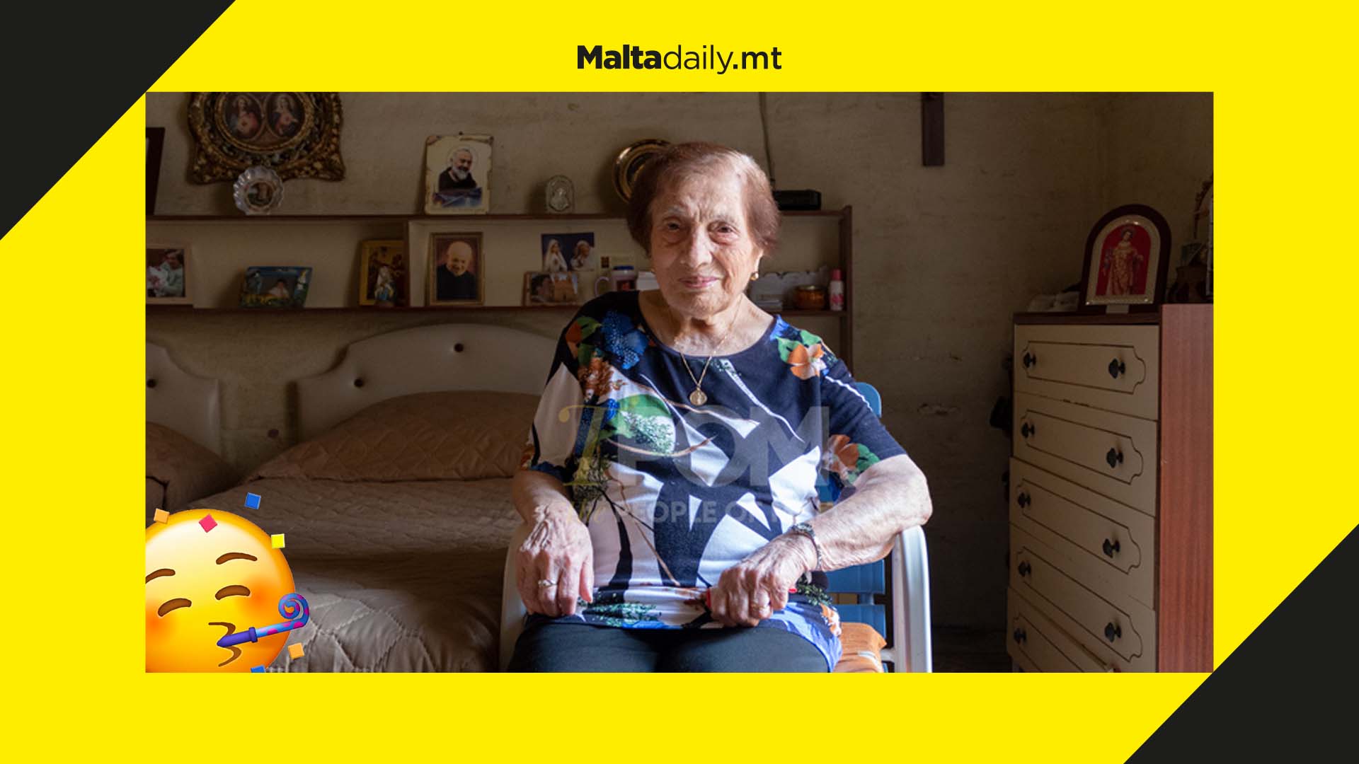 ‘Oldest woman in San Lawrenz’ celebrates 100th birthday