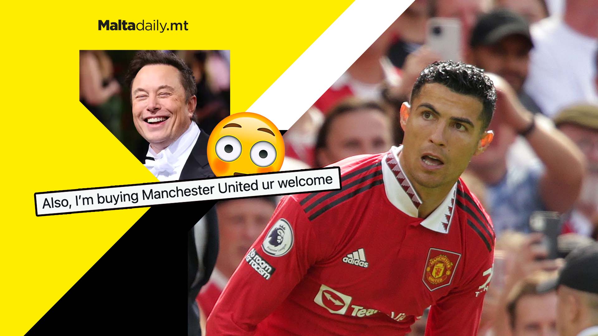 Elon Musk ‘jokes’ about buying Manchester United and breaks internet