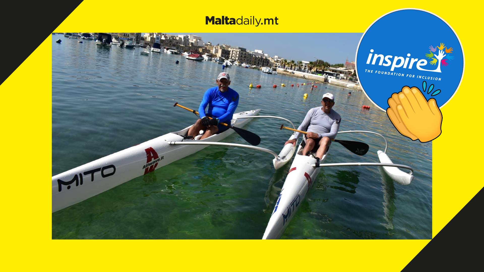 Kayak for Charity take on a new challenge aimed to break their own fundraising record for Inspire Malta