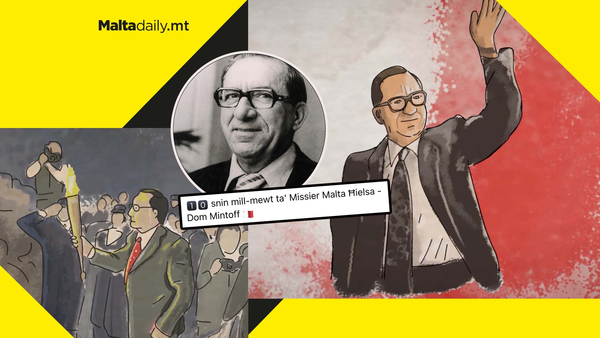 Labour Party commemorate 10 years since Dom Mintoff’s passing