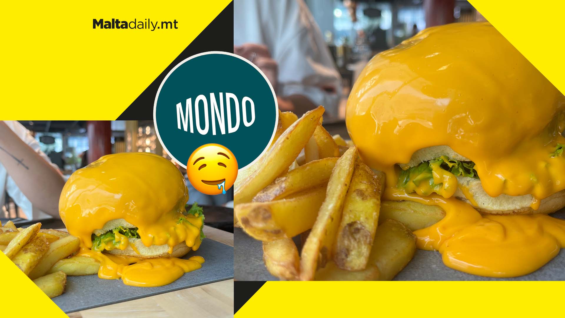 Mondo’s Cheese Fondue Burger is pure taste-bud bliss