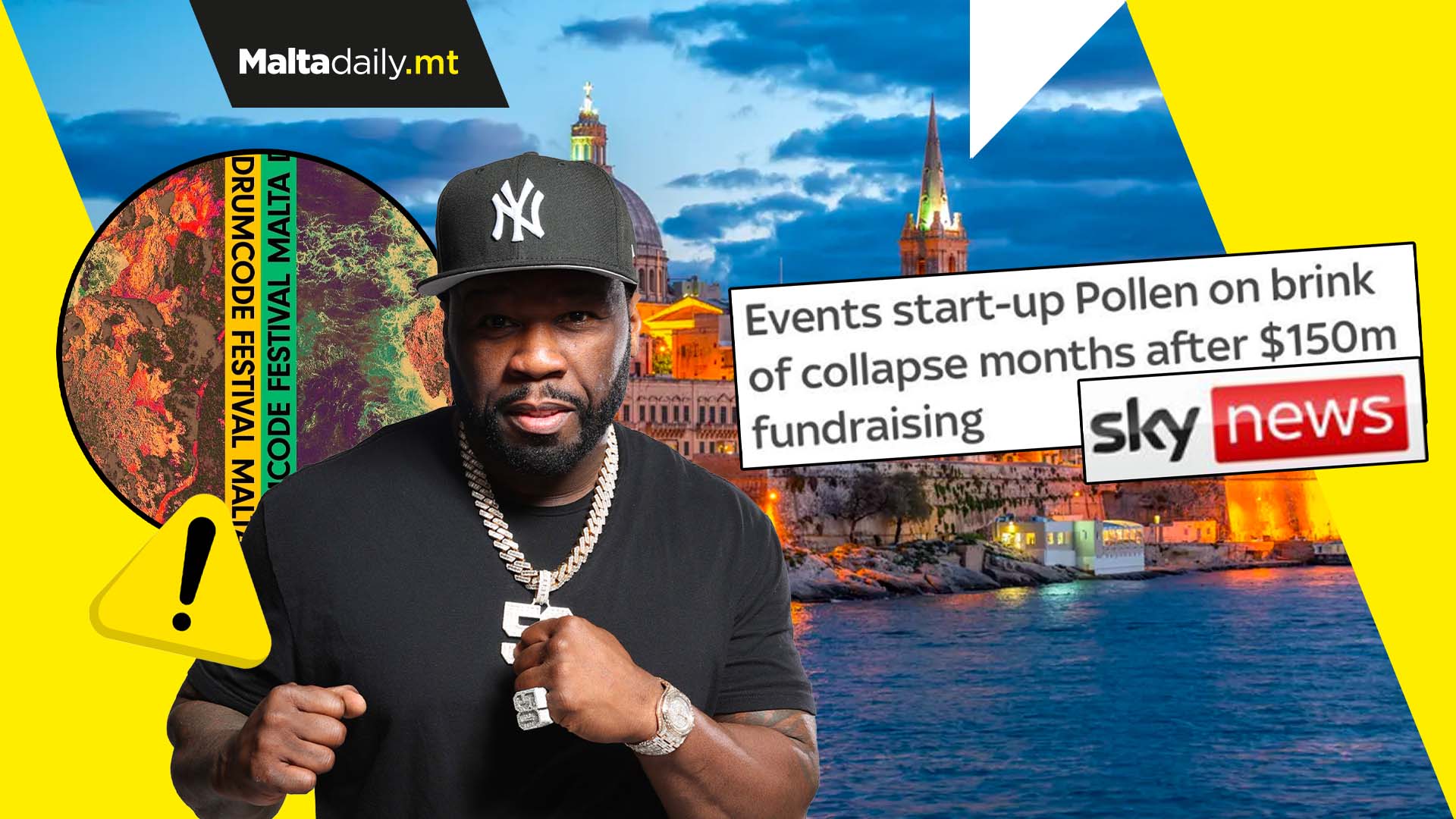 Doubts over 50 Cent’s Malta visit as DrumCode cancels event