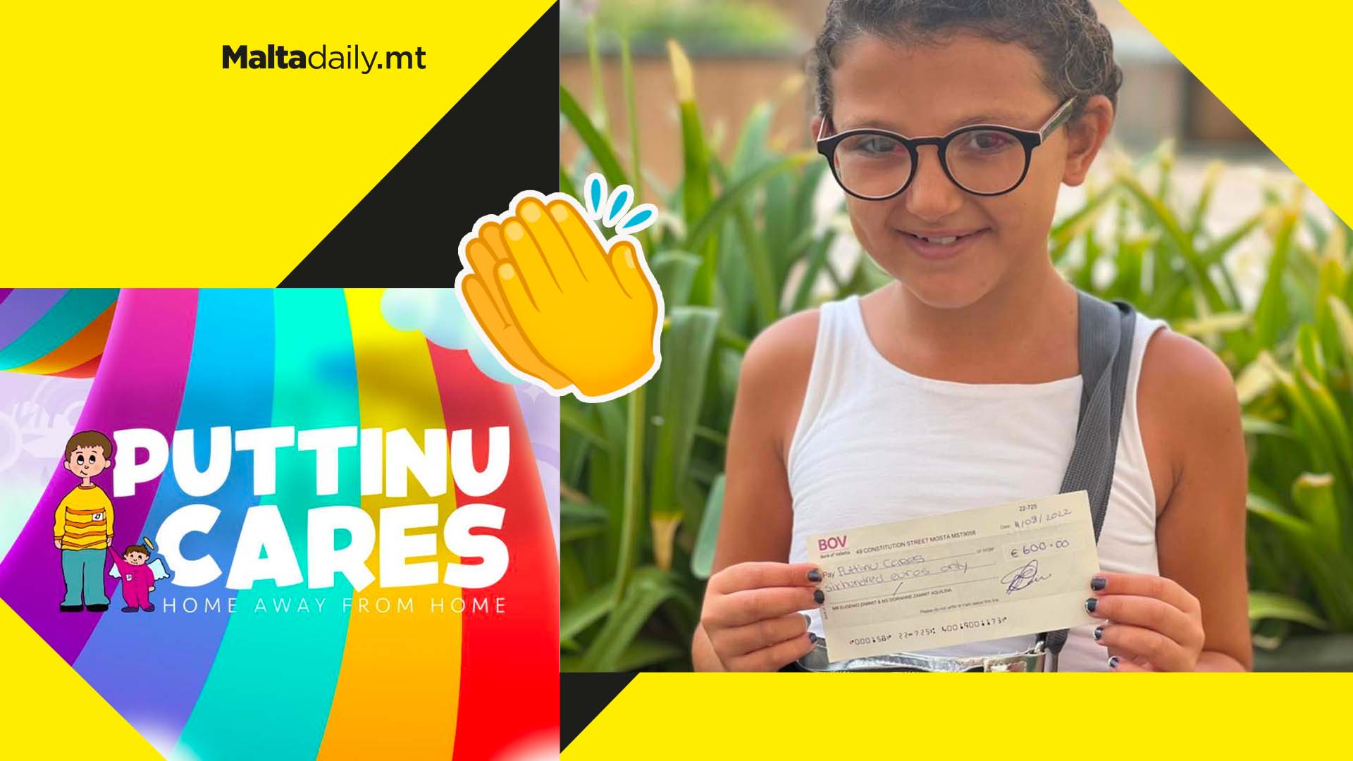 11 year old girl collects €600 to donate to Puttinu on her birthday