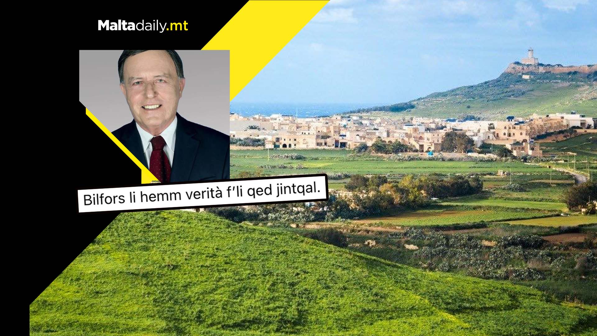 Former PM Alfred Sant shares Gozo over-development concerns