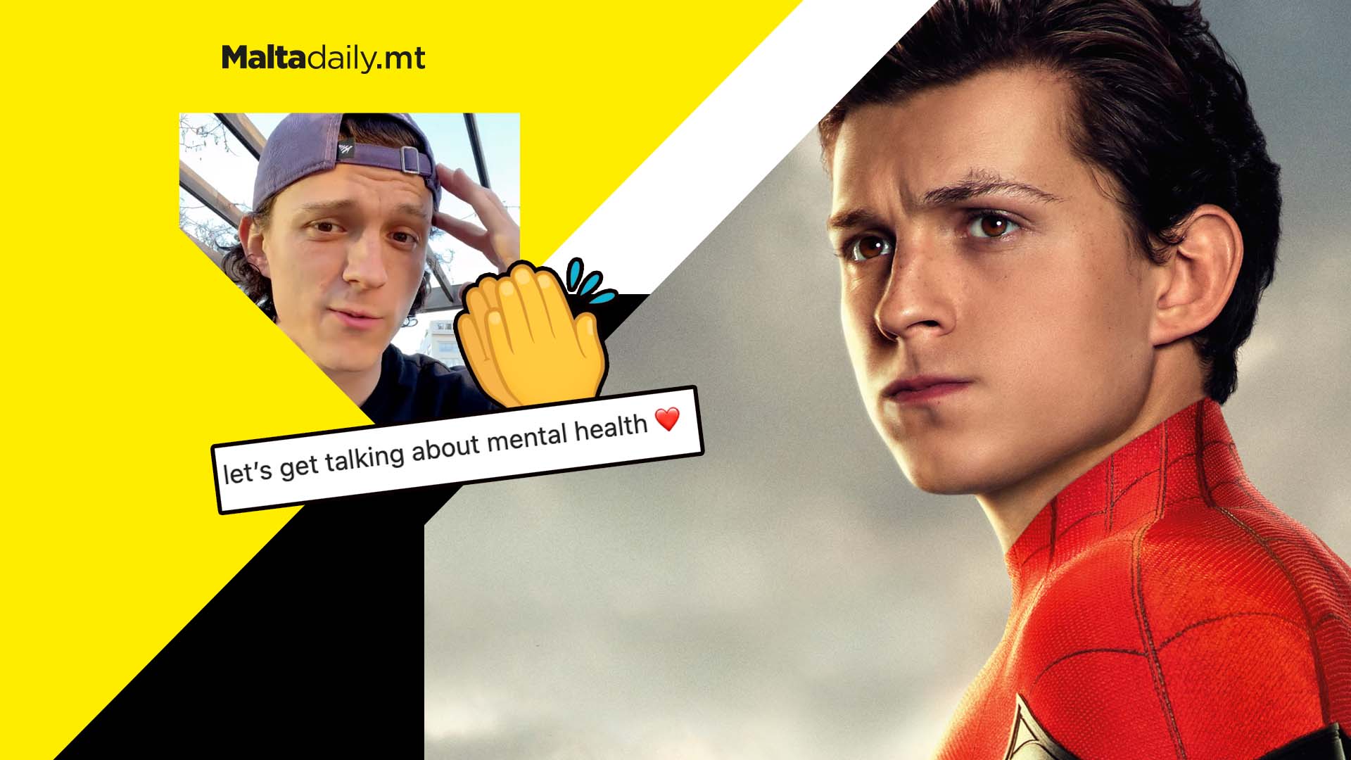 Tom Holland returns from social media break to support mental health charities