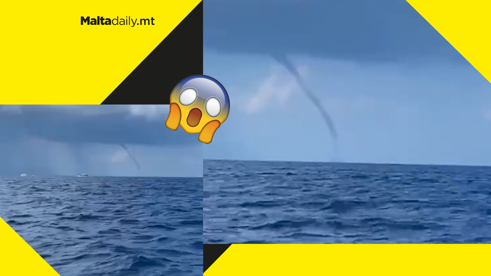 WATCH: Tornado forms between the islands of Gozo and Comino