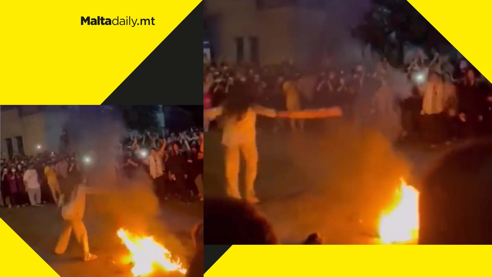 WATCH: Hijab bonfires in Iran after 22-year-old dies in police custody for not wearing headscarf