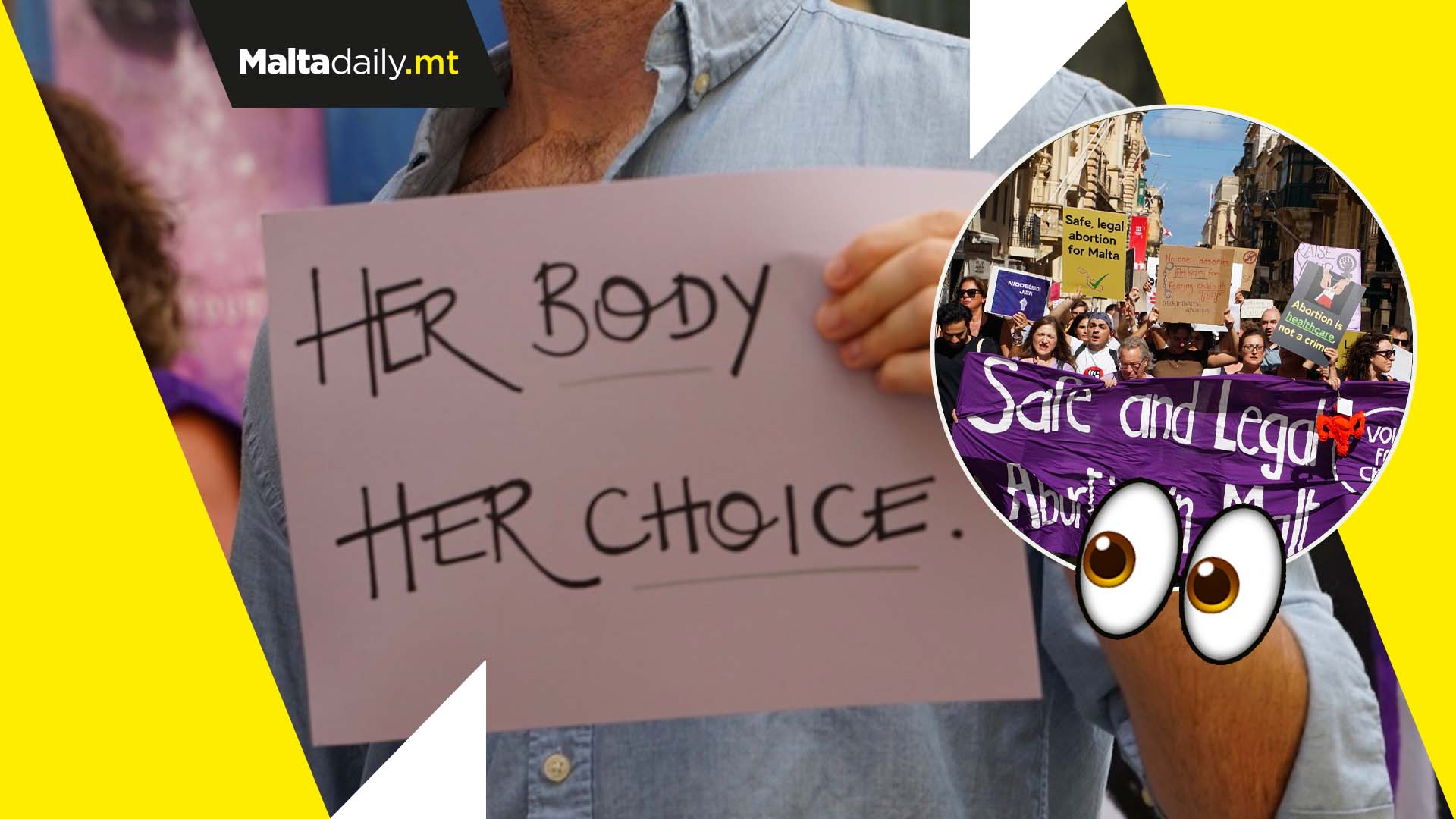 Pro Choice rally sees hundreds march in Valletta streets