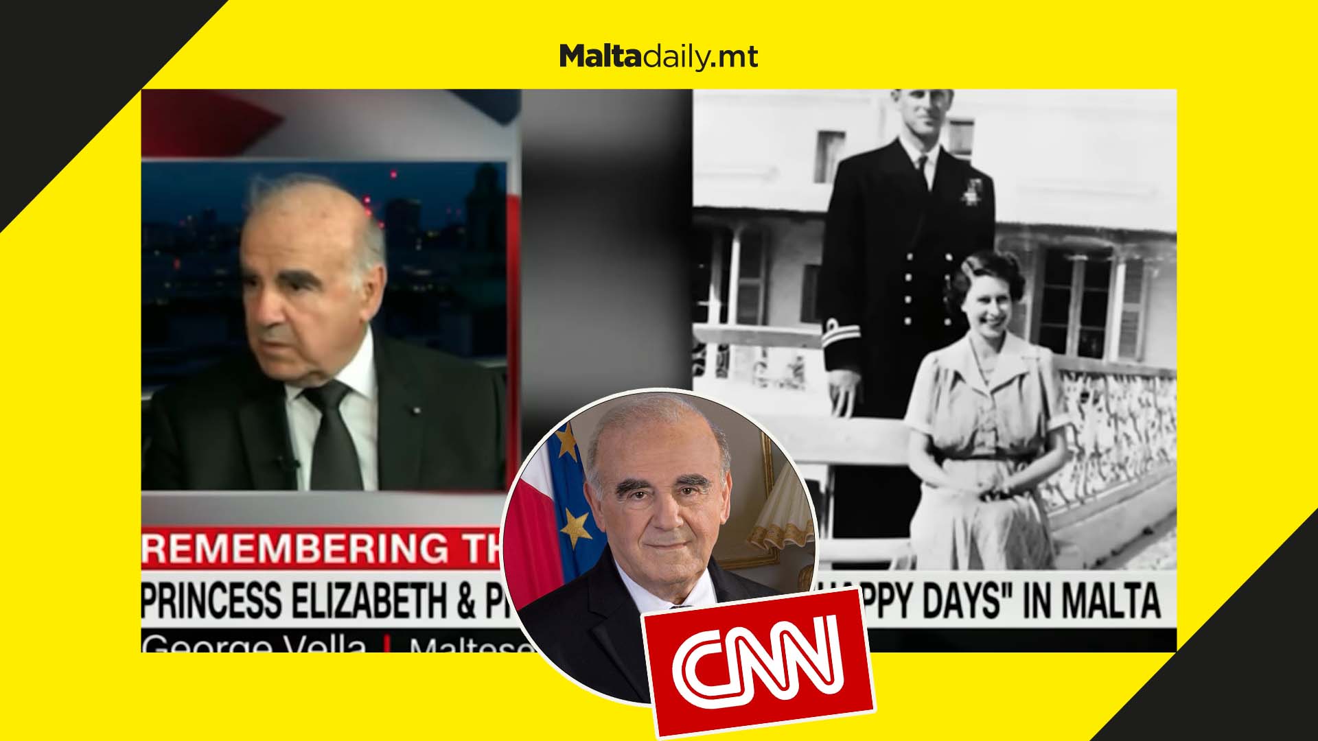 Malta’s president interviewed on CNN about Queen Elizabeth