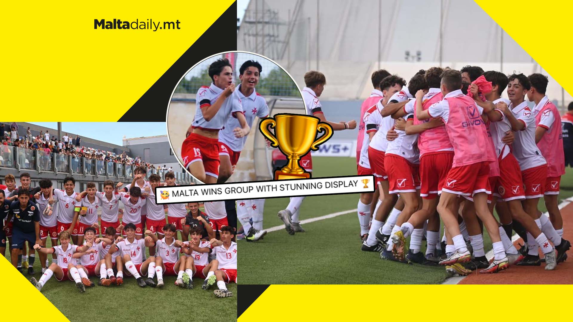 Malta’s U15 with stellar victory in UEFA Youth Development Tournament