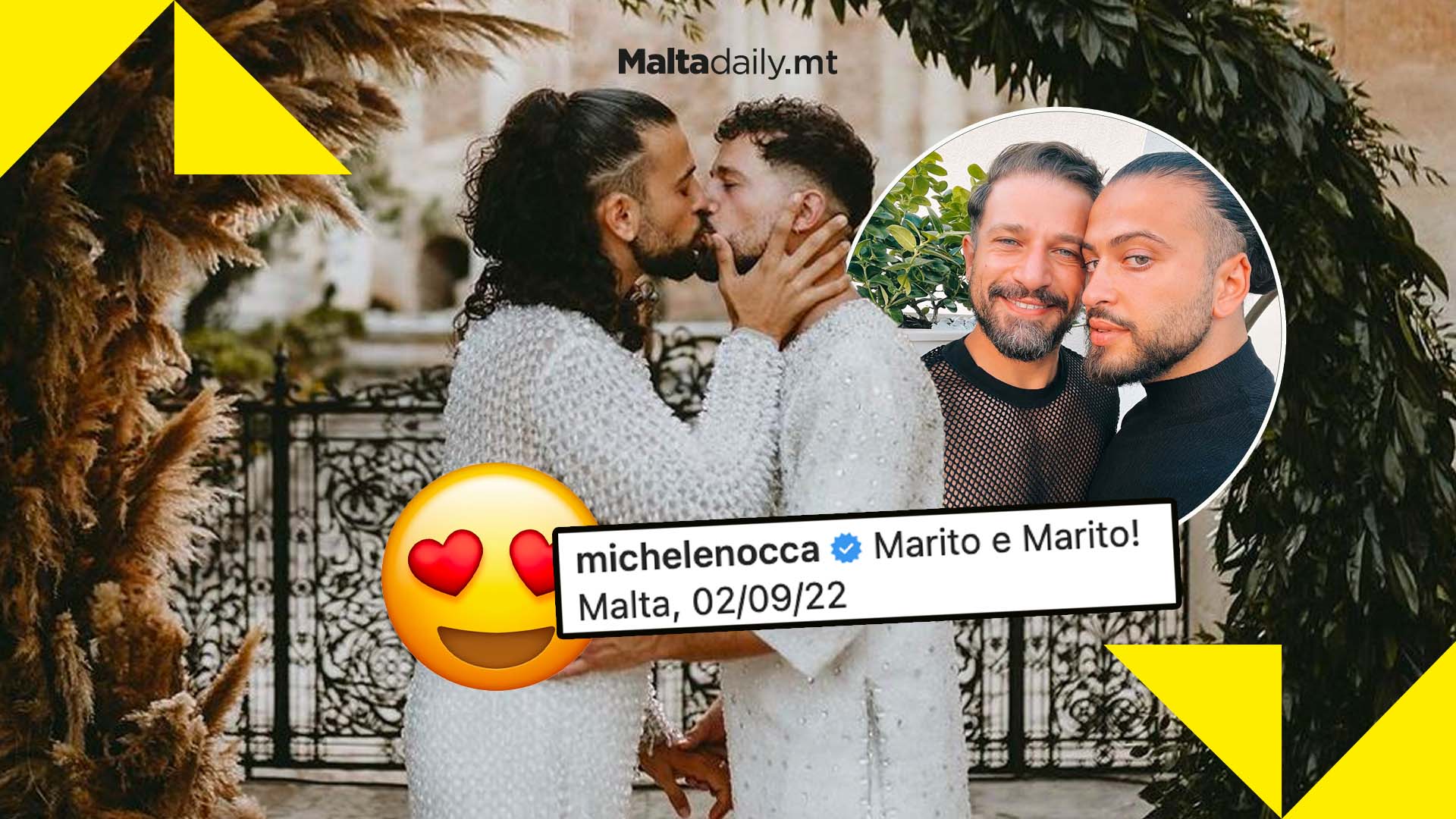 Ex-Amici dancer ties knot with Maltese husband in local wedding