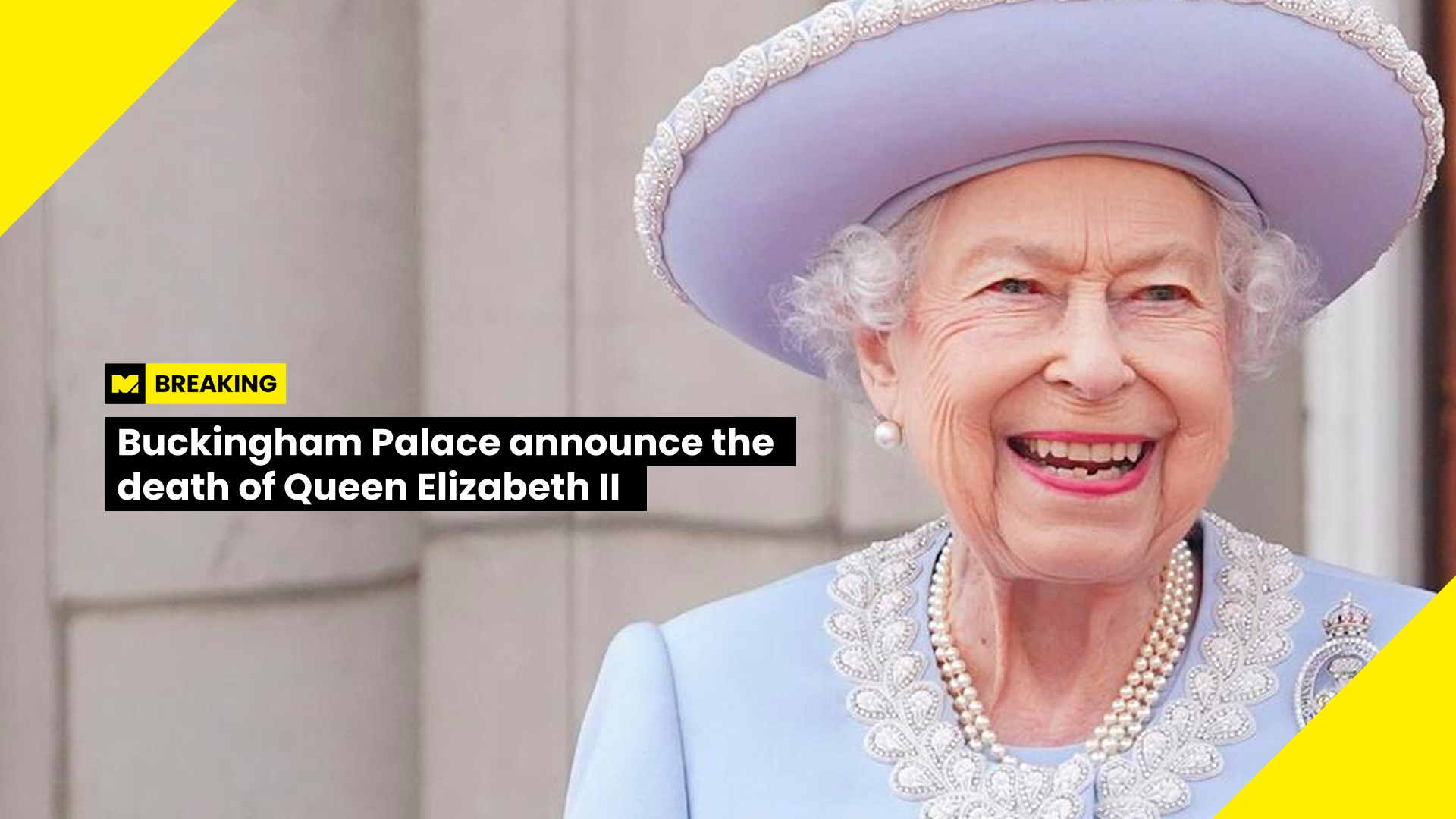 BREAKING: Buckingham Palace announce the death of Queen Elizabeth II
