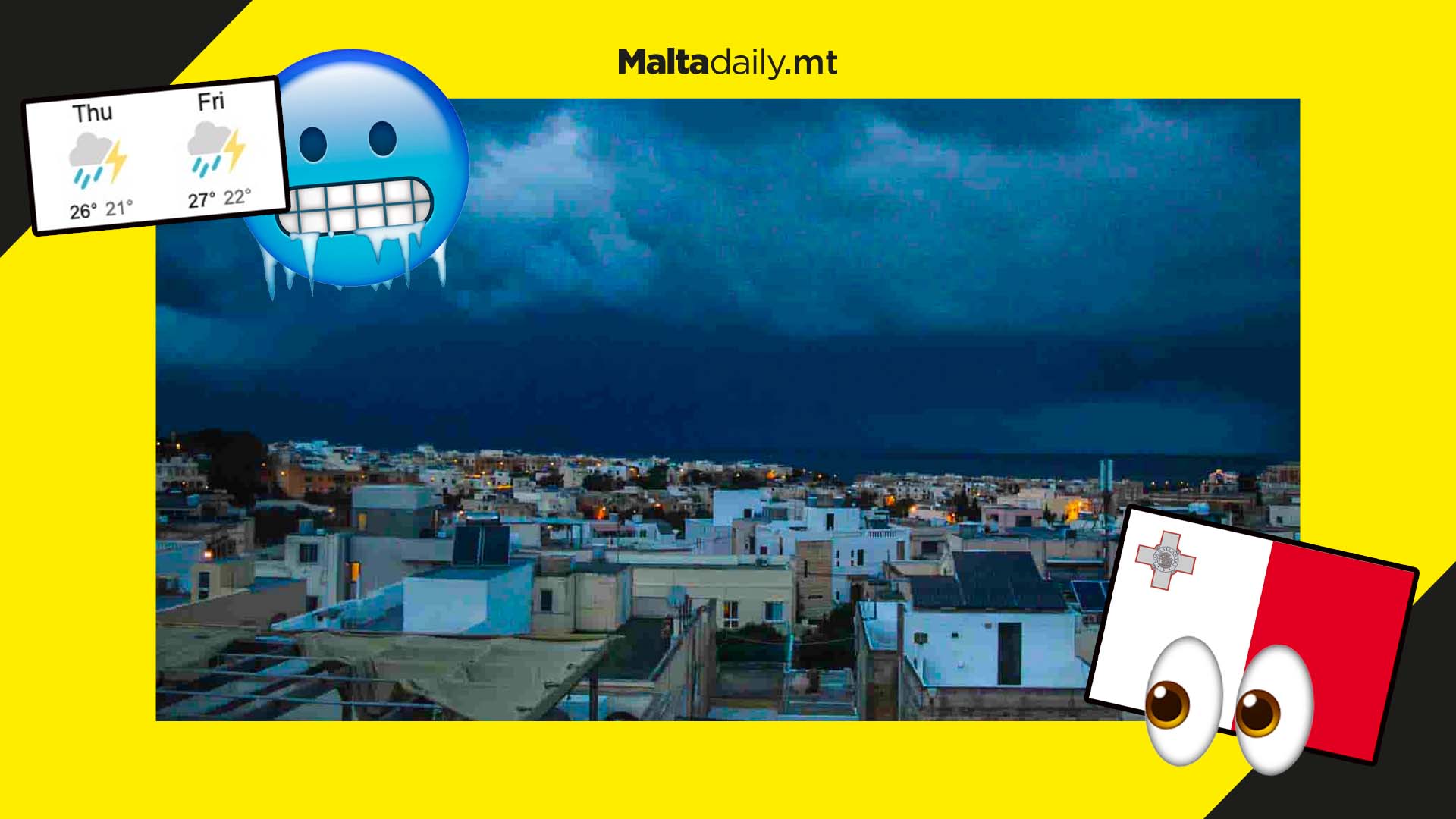 Temperatures to drop as autumn rain makes its way to Malta