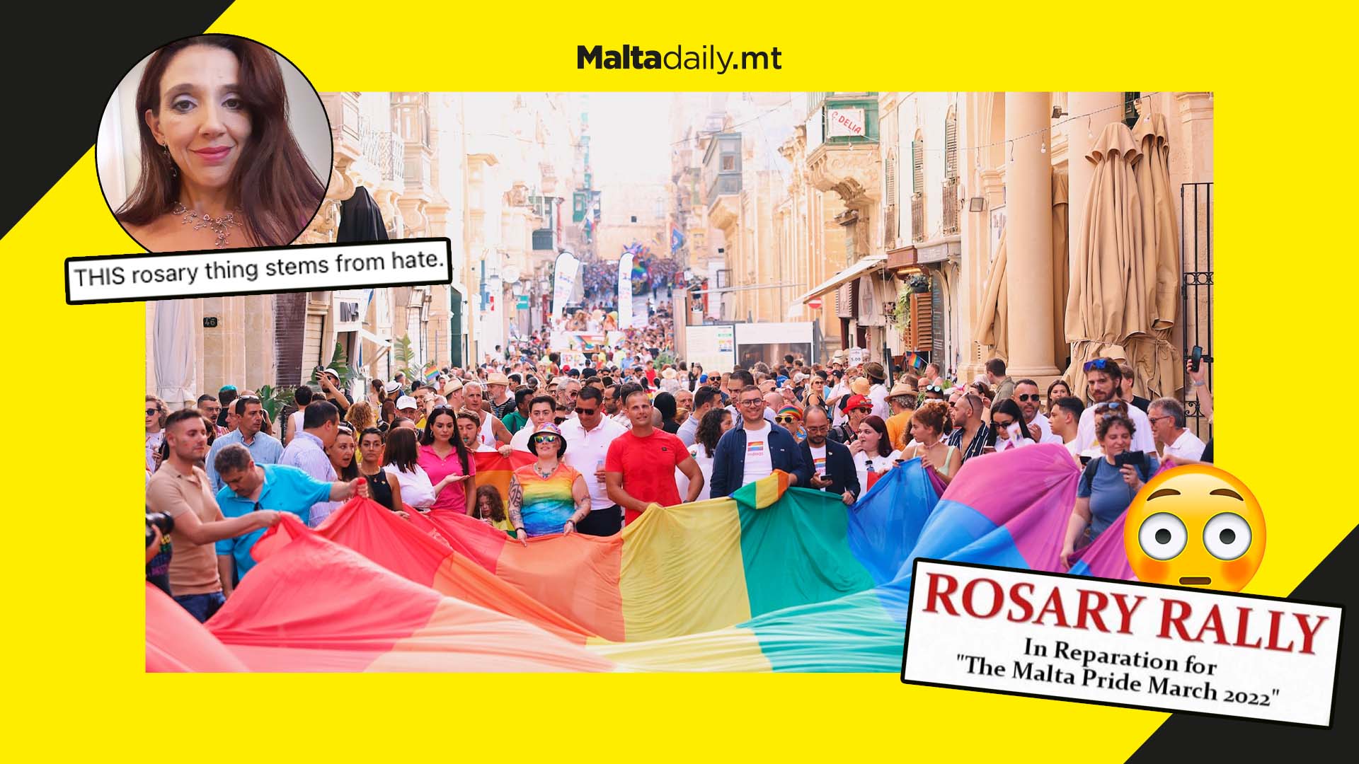 Backlash as Christian group hold rosary rally in ‘Reparation for Pride March’