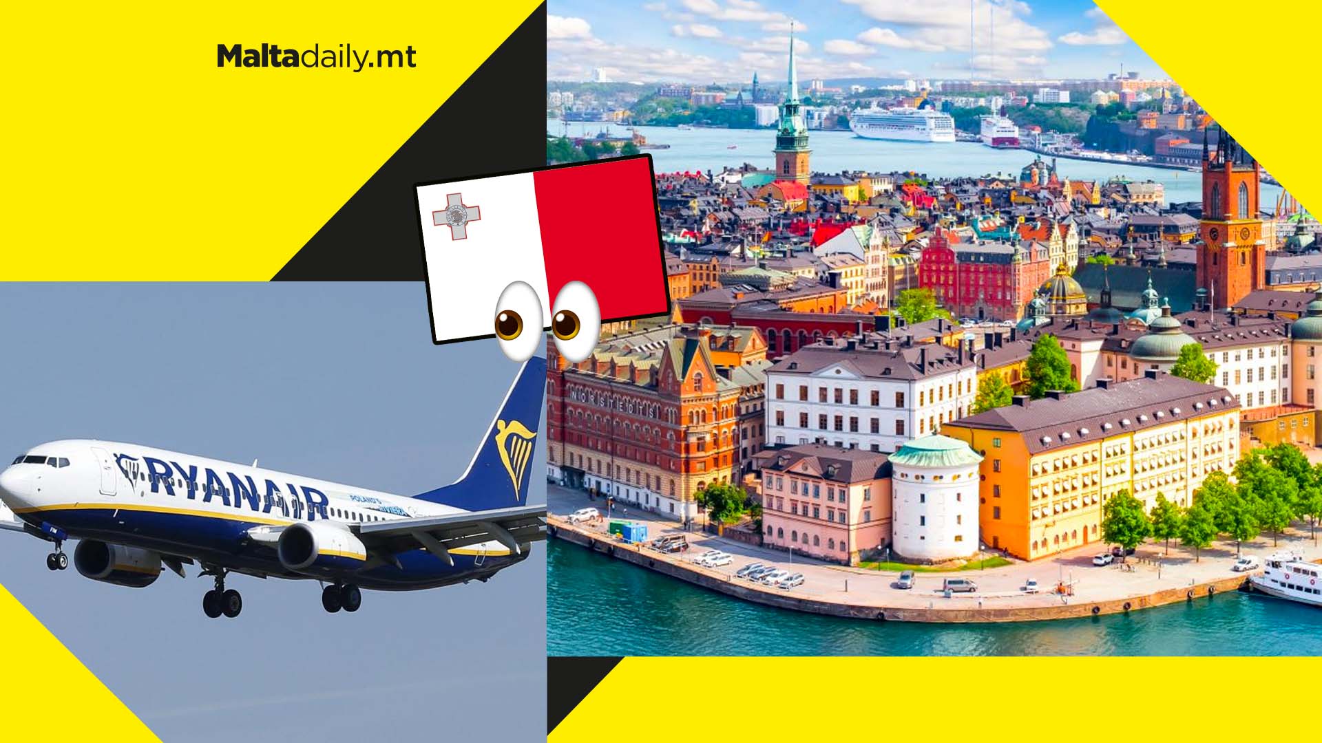 Ryanair adds 5 brand new routes to Malta