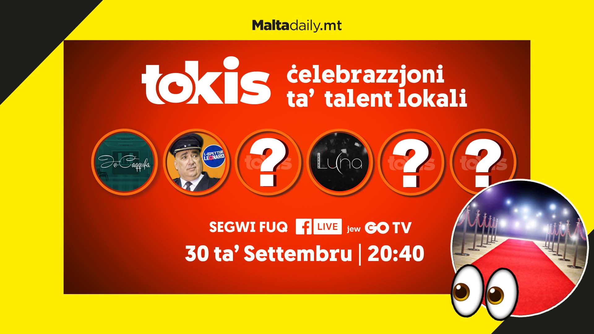 Talent and Surprises: Special GO event to celebrate new platform Tokis