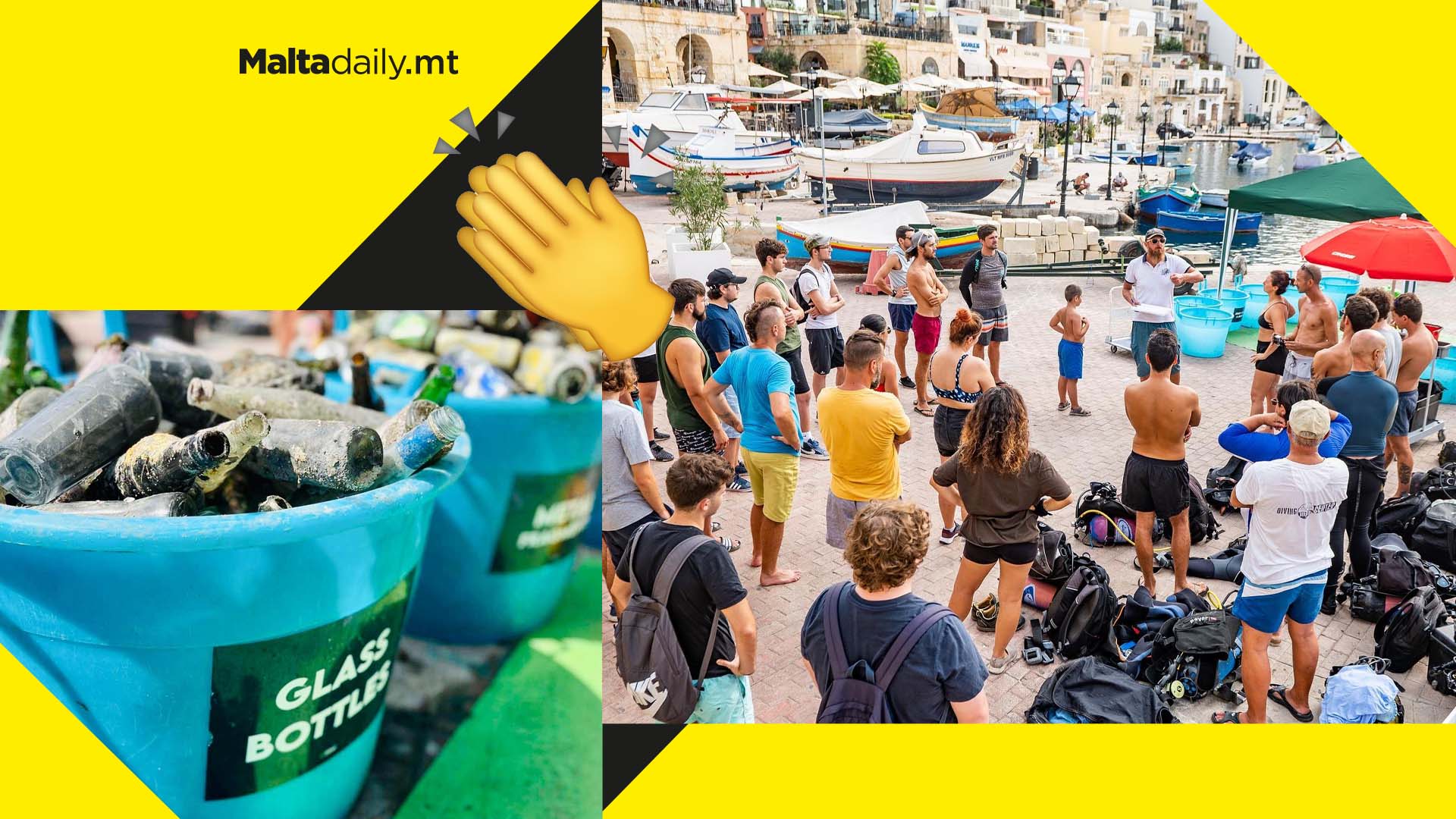 Żibel collect over 740kg of waste on World Clean-up Day