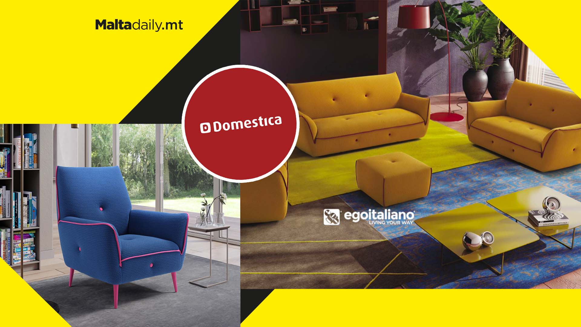 25% OFF of all new sofa orders at Domestica's Open Day