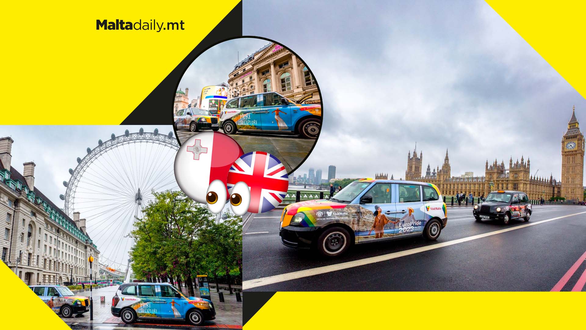 Malta takes over London cabs as the winter season rolls in