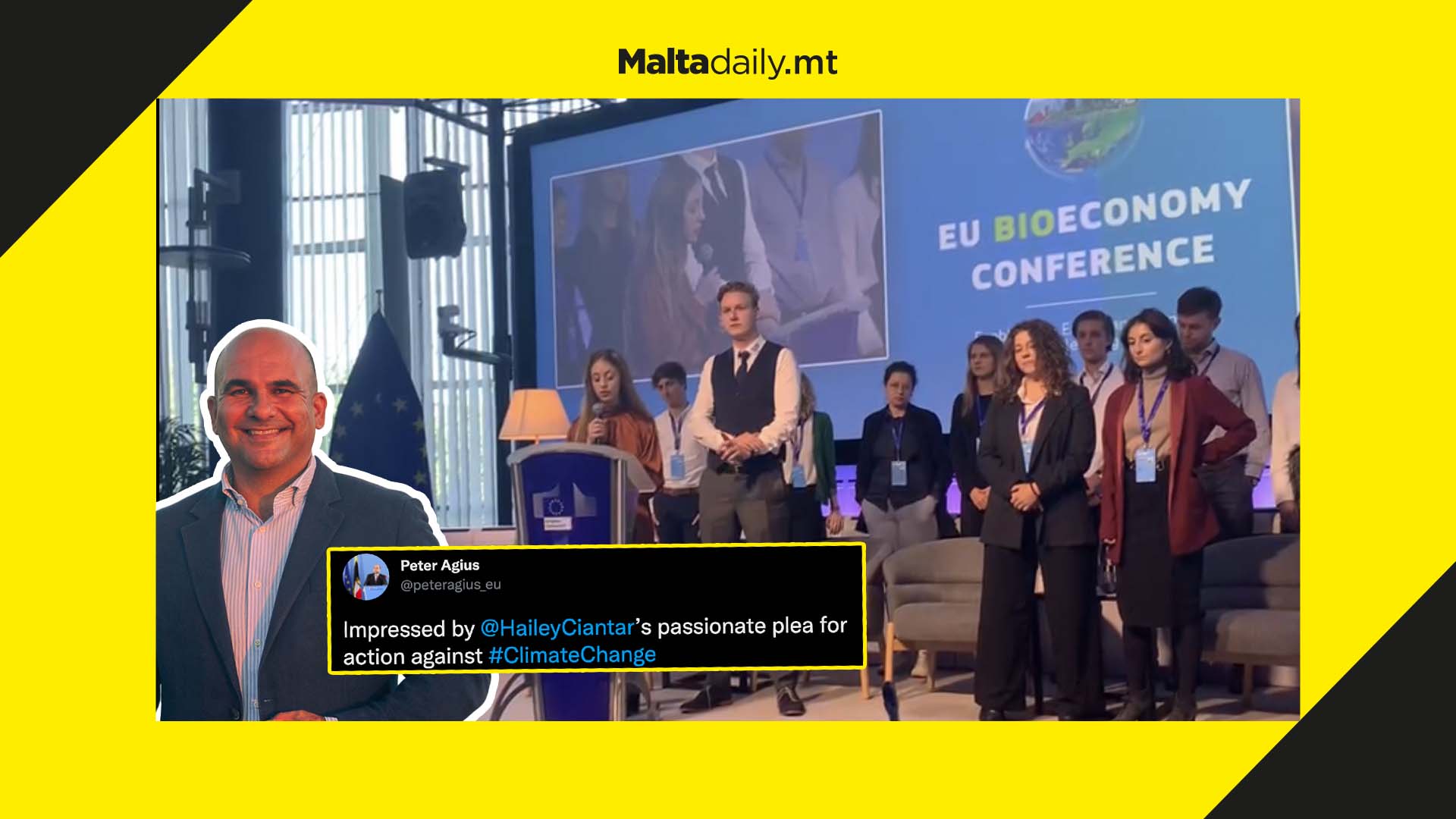 Young Maltese activist's speech for action against climate change receives widespread praise