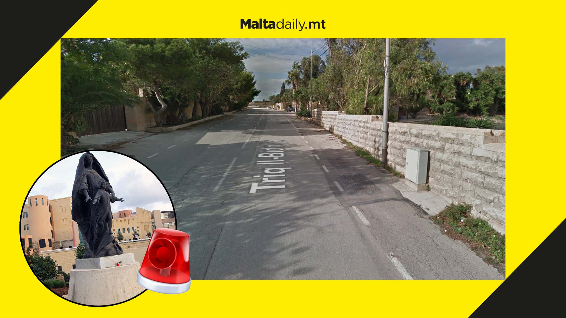 66 year old hit by car which fled the scene in Mosta