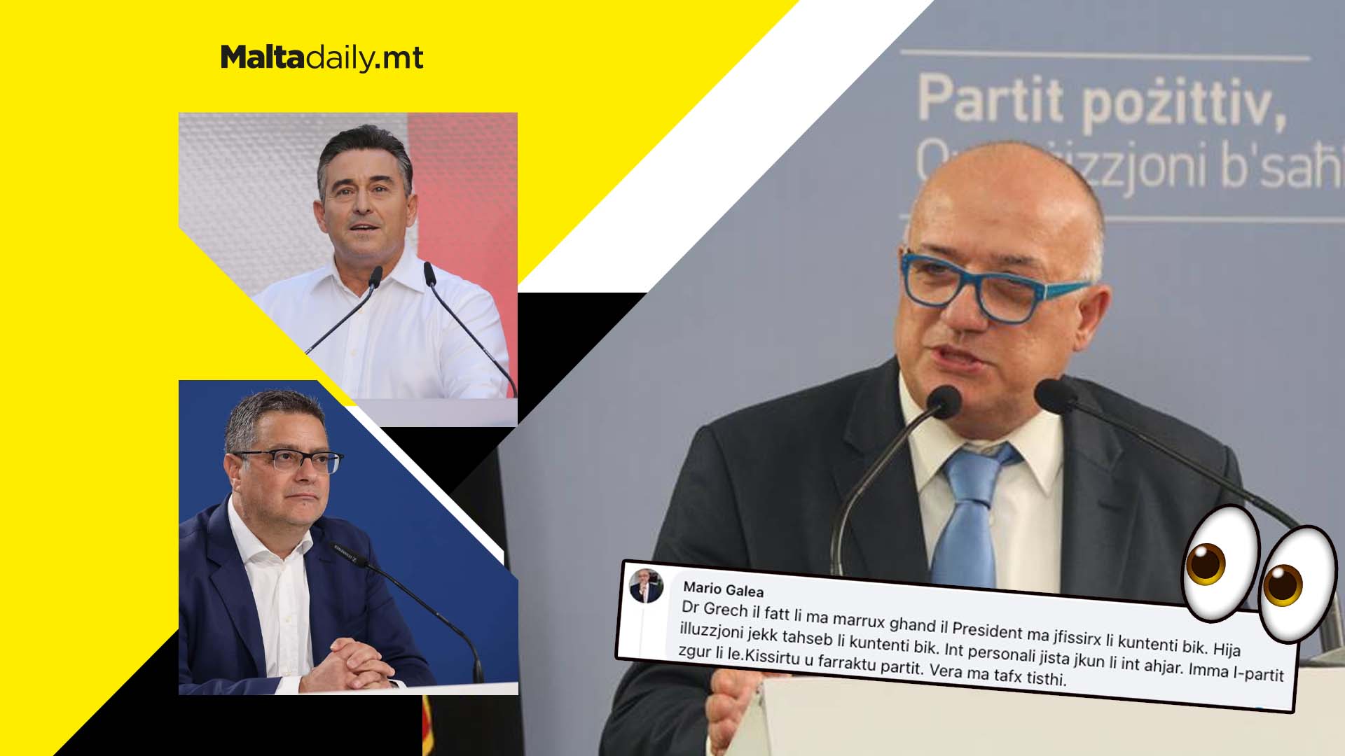 Former PN MP hits out at Bernard Grech after Adrian Delia remarks