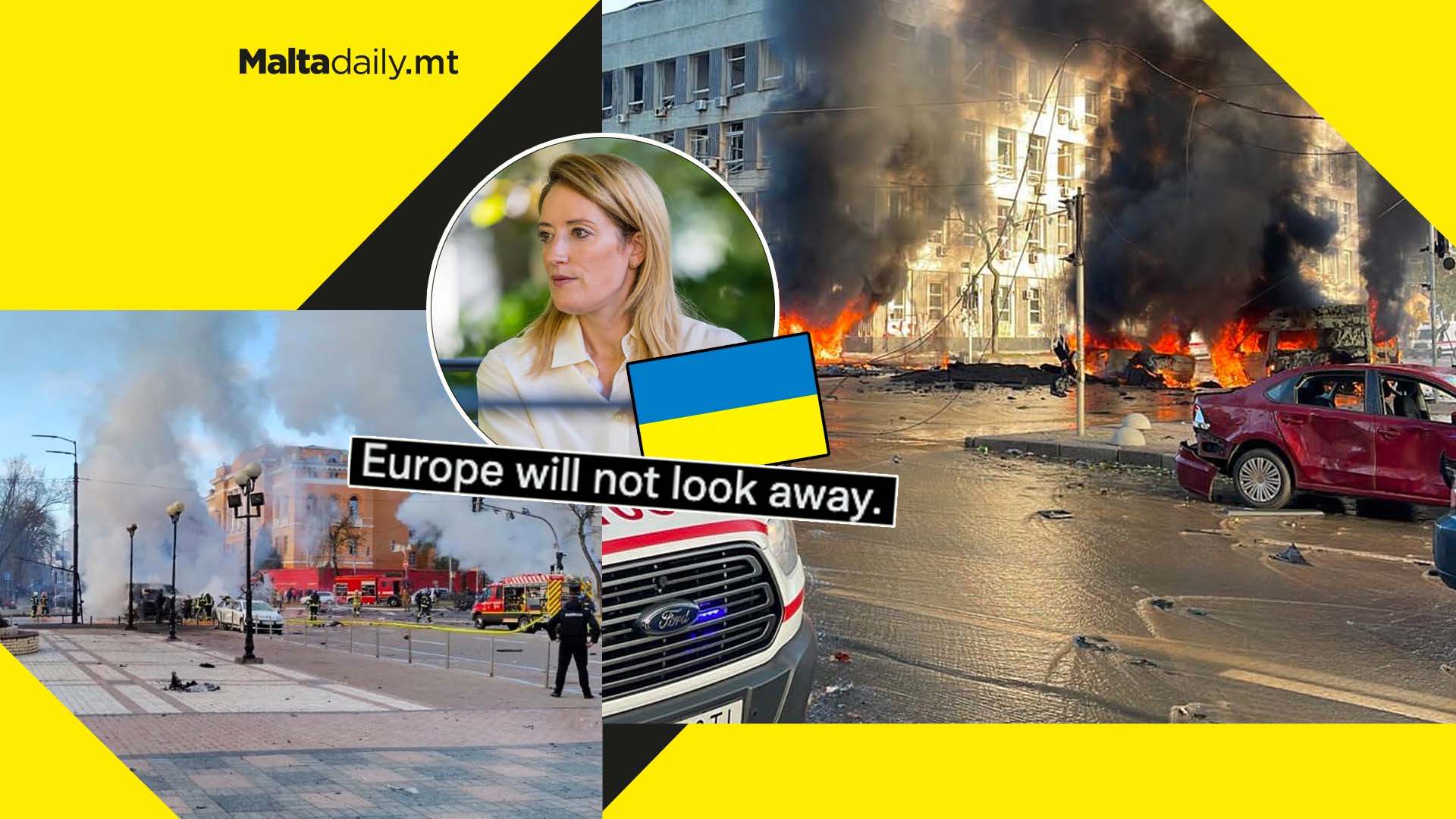 EU President condemns bombing of Kyiv as sickening