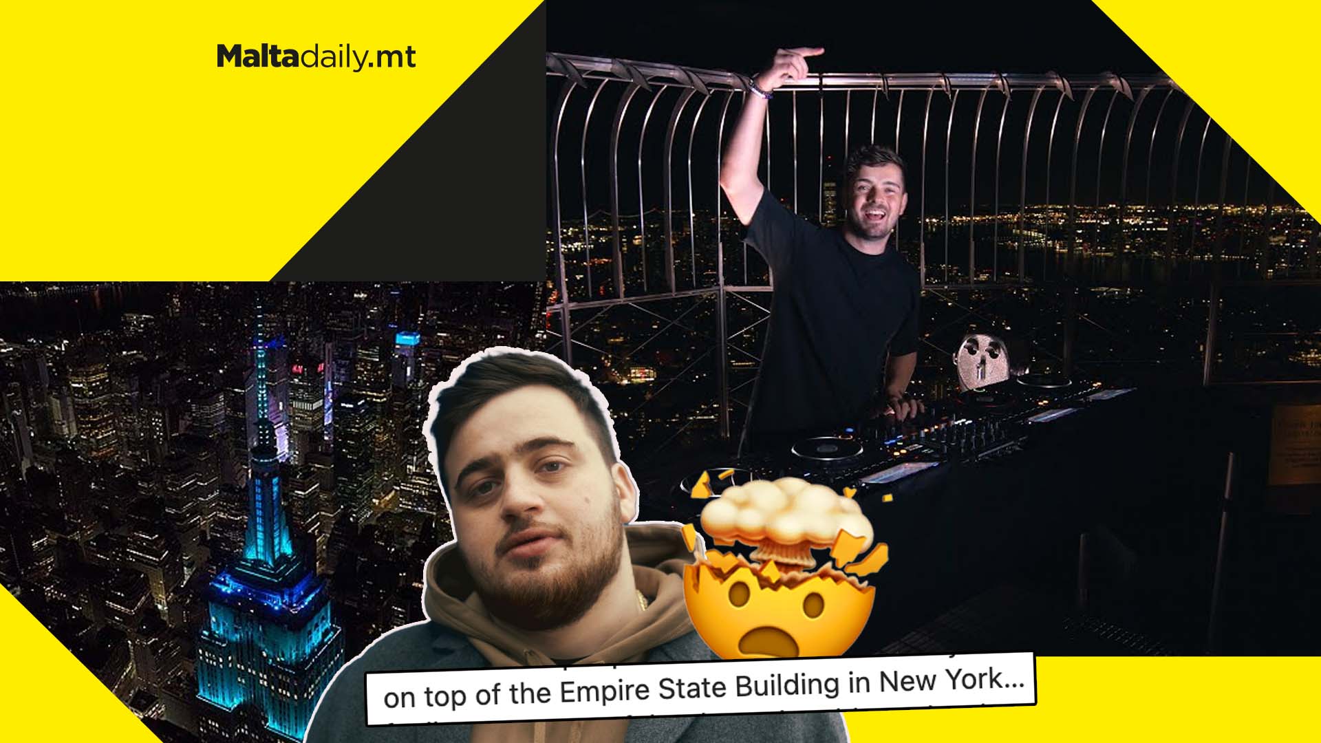 Shaun Farrugia’s songs make it to the Empire State Building