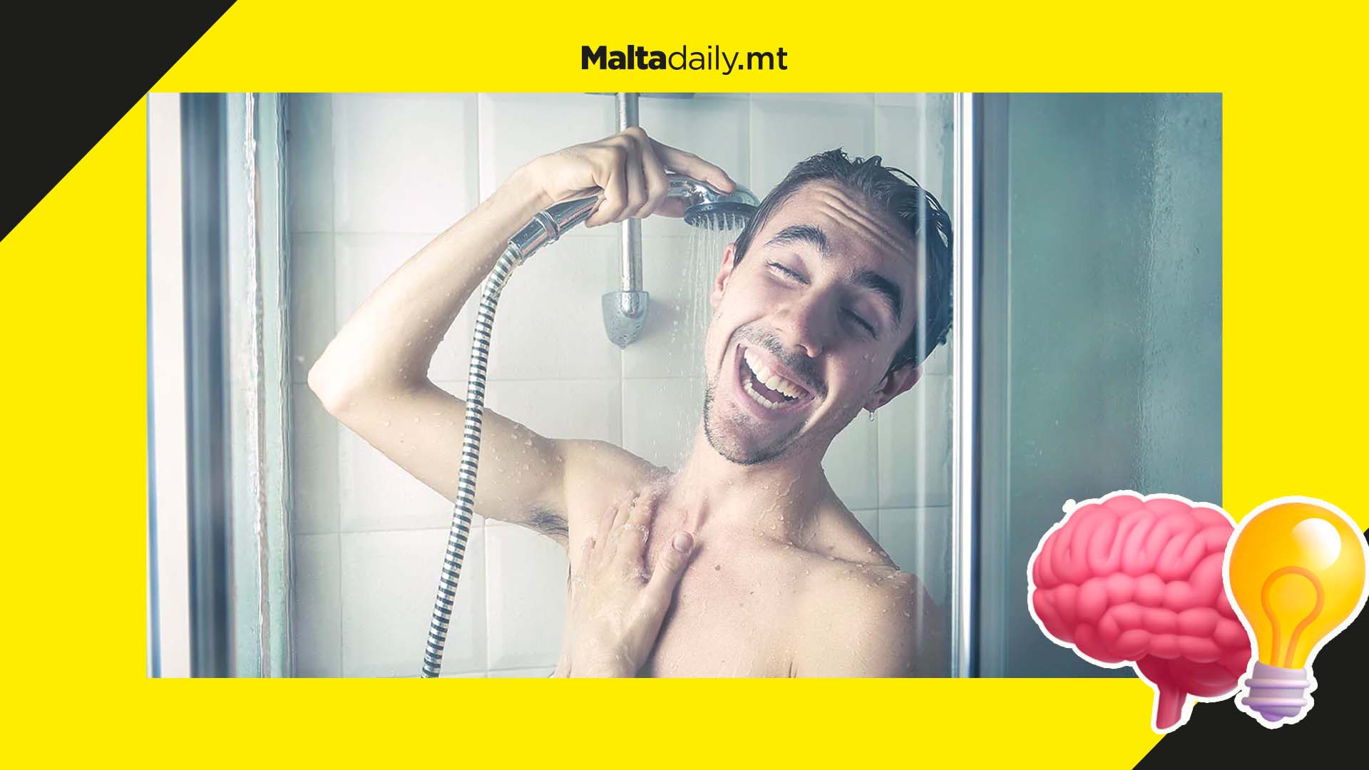 Why your best ideas come to you in the shower according to scientists