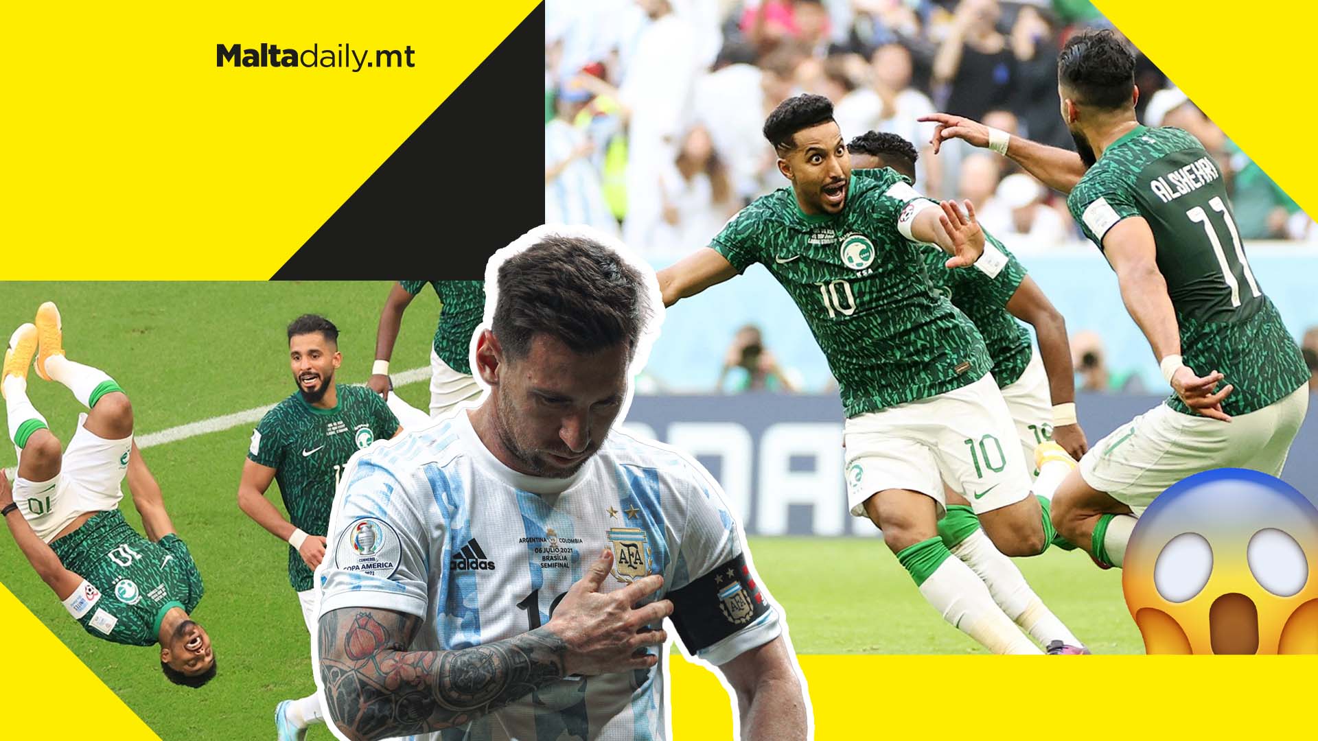 Saudi Arabia topple Messi's Argentina in massive shock result at World Cup 2022