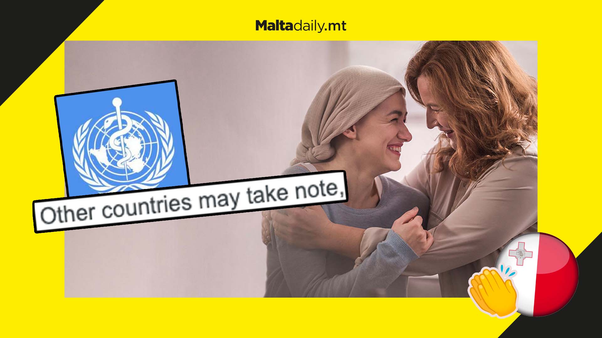 Malta’s cancer care hailed by World Health Organisation