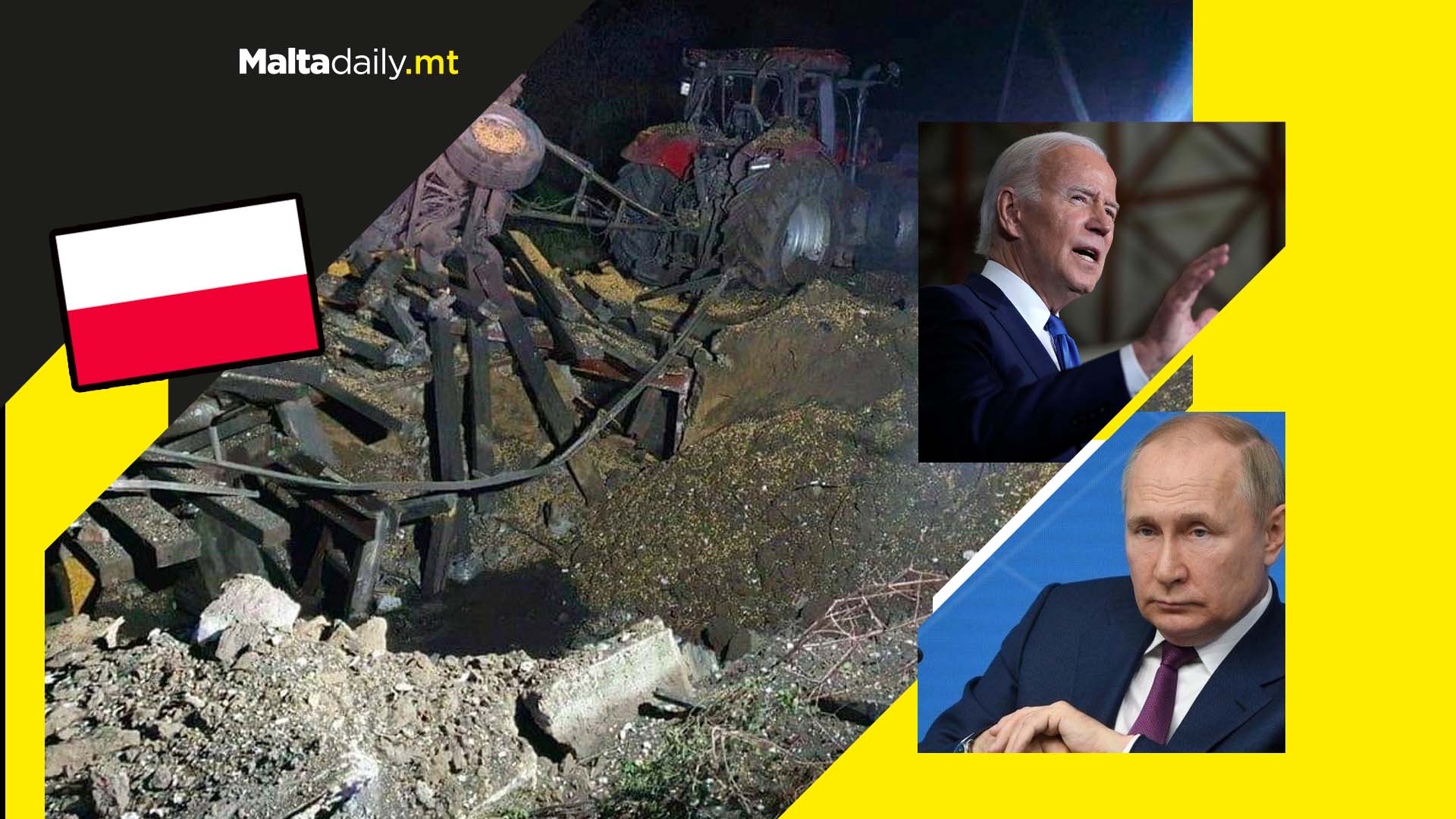 Missile that hit Poland might not have been fired from Russia, Biden suggests