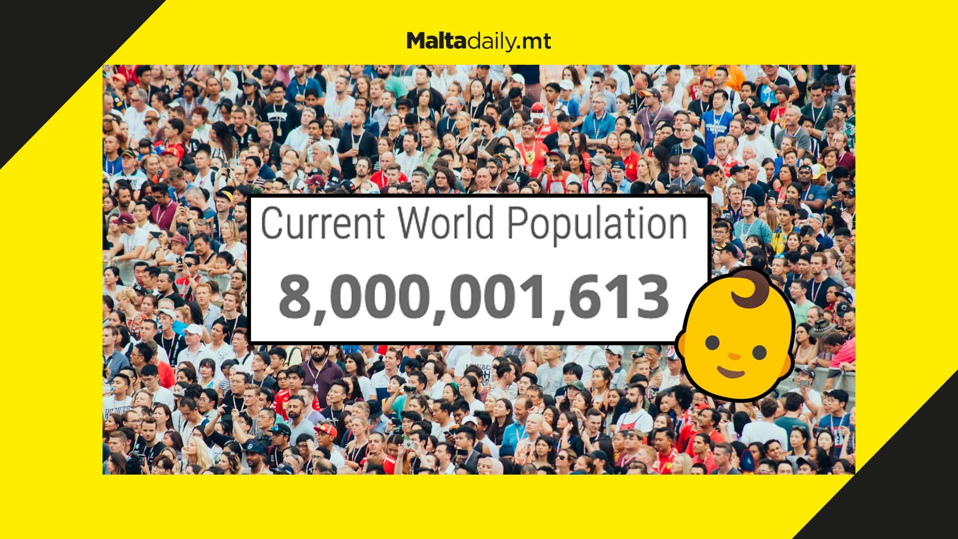 World population officially hit the 8 billion mark today