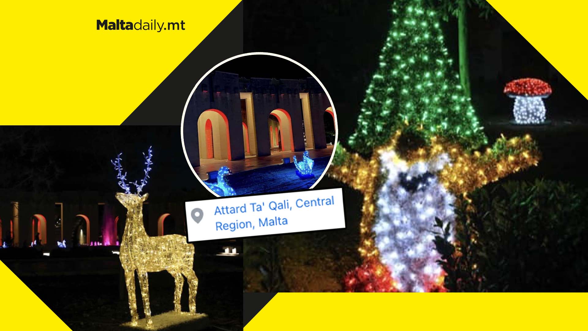 Ta’ Qali national park enters Christmas spirit with decorations