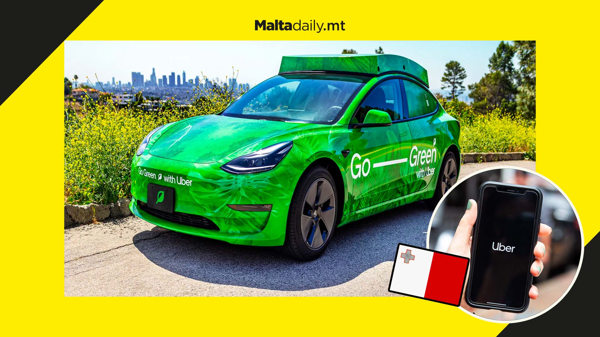 Uber Green arrives in Malta to promote zero emission mobility