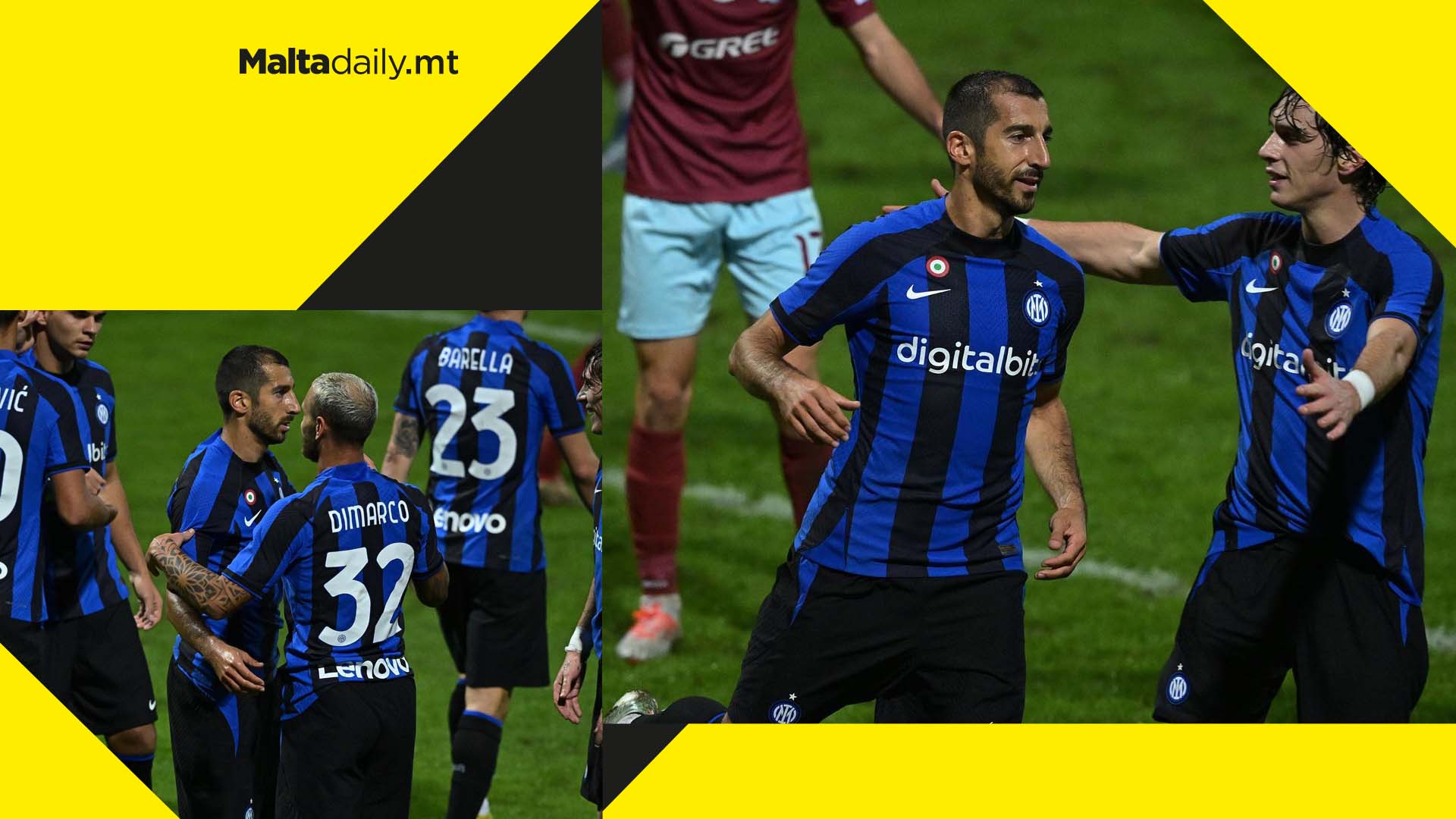Inter secure comfortable 6-1 victory over Gżira United in first Malta friendly