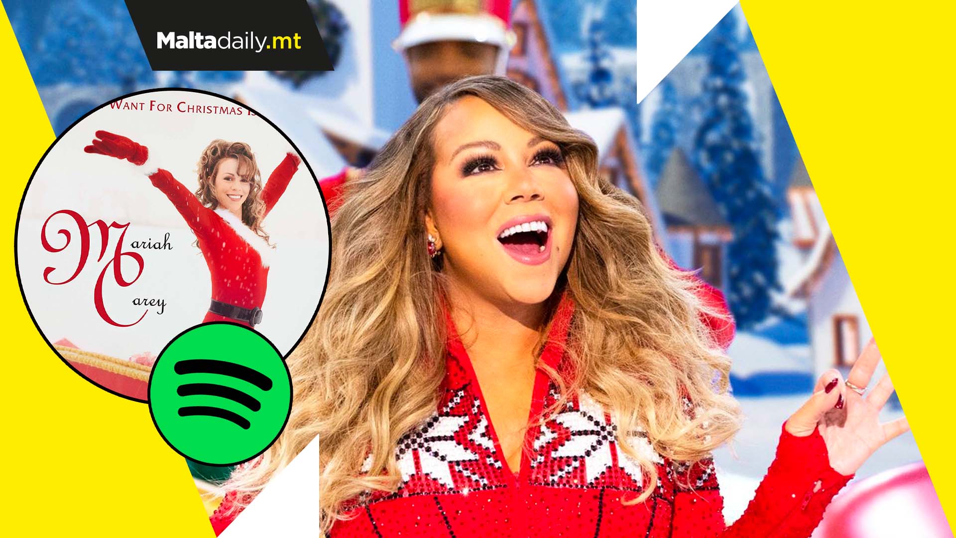 Mariah Carey breaks Spotify record for most single-day streams