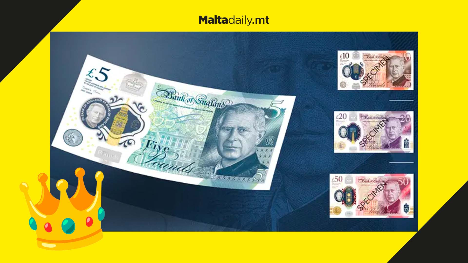 King Charles III bank note designs officially revealed