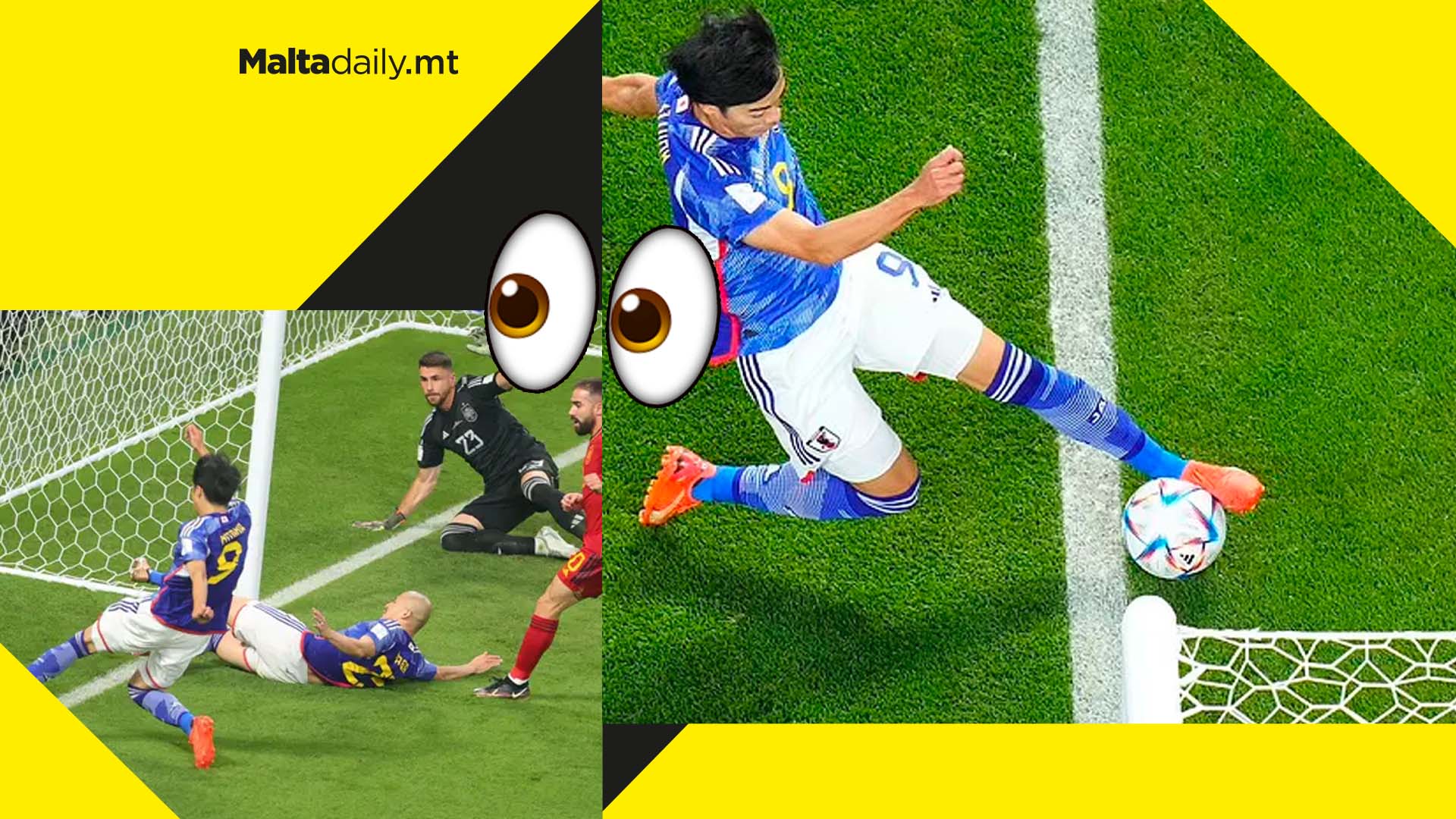 World Cup Japan goal confirmed with new camera angle