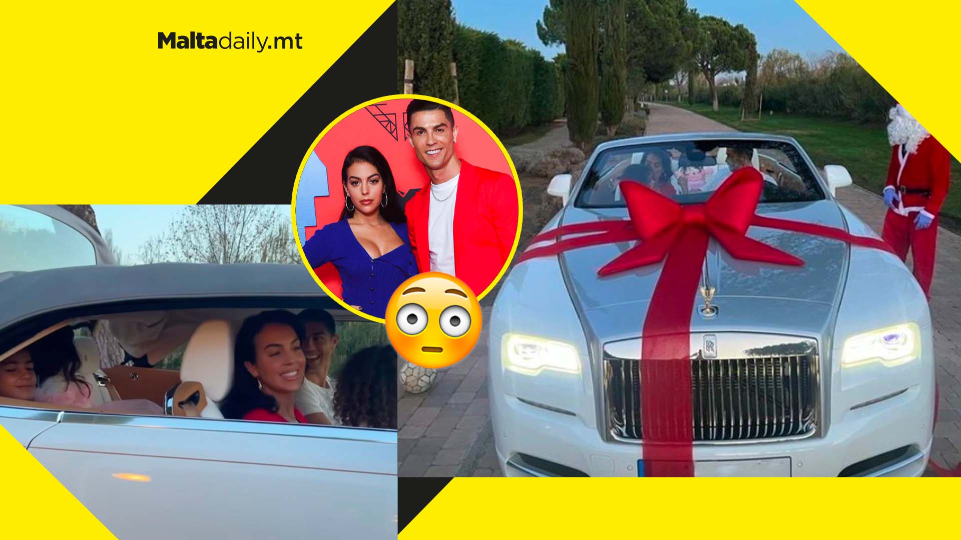Ronaldo’s partner Georgina Rodriguez gifts him a Rolls Royce for Christmas