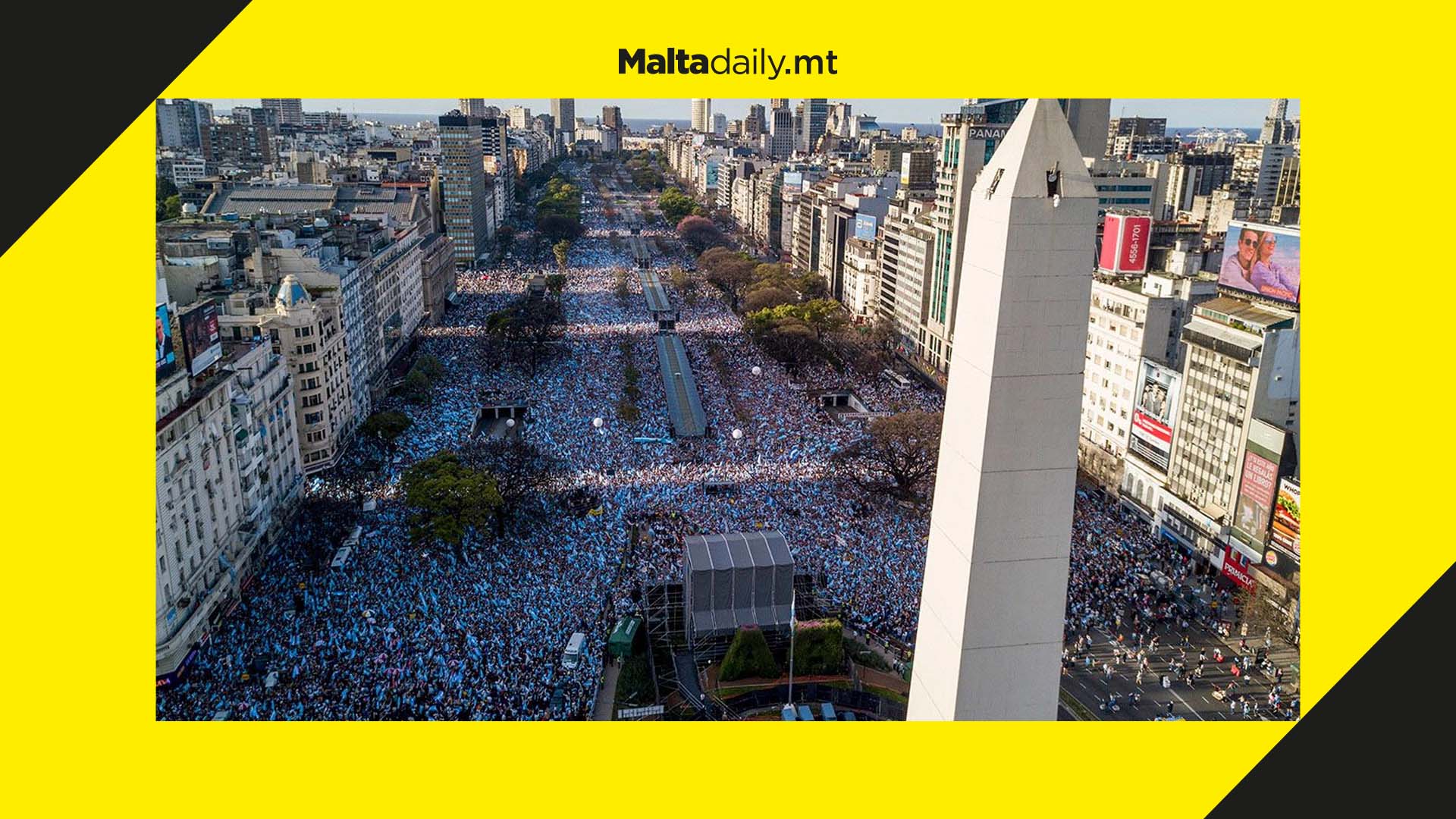 WATCH: Surreal scenes in Buenos Aires as Argentina makes it to World Cup final